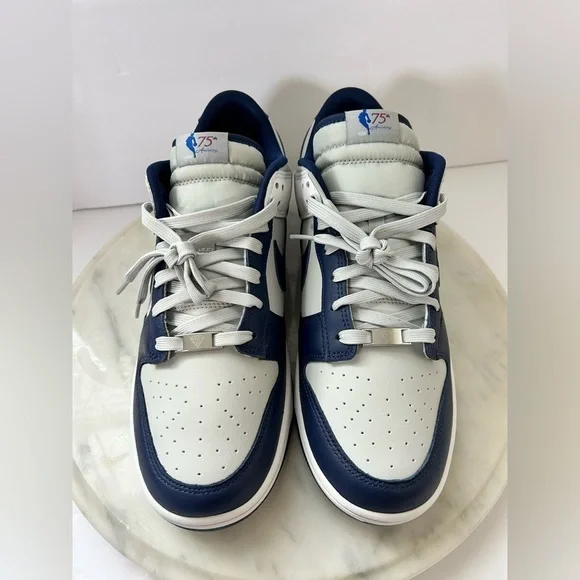 New In Box Nike NBA x Dunk EMB Low 75th Anniversary - New Jersey Nets Size 12 US - Picture 6 of 12